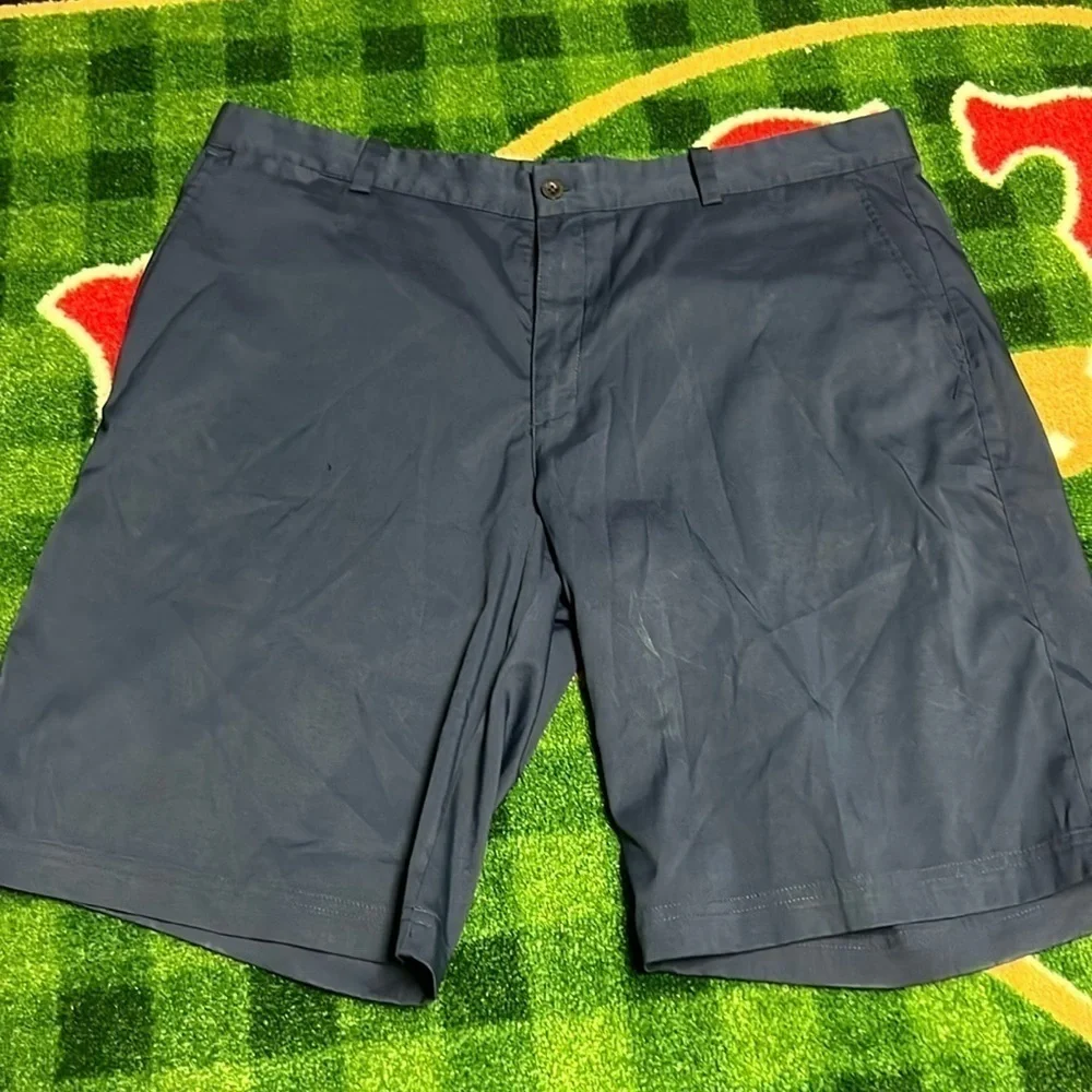 Nike Golf Shorts Mens 38 Navy Tour Performance Dri Fit Swoosh - Picture 1 of 4